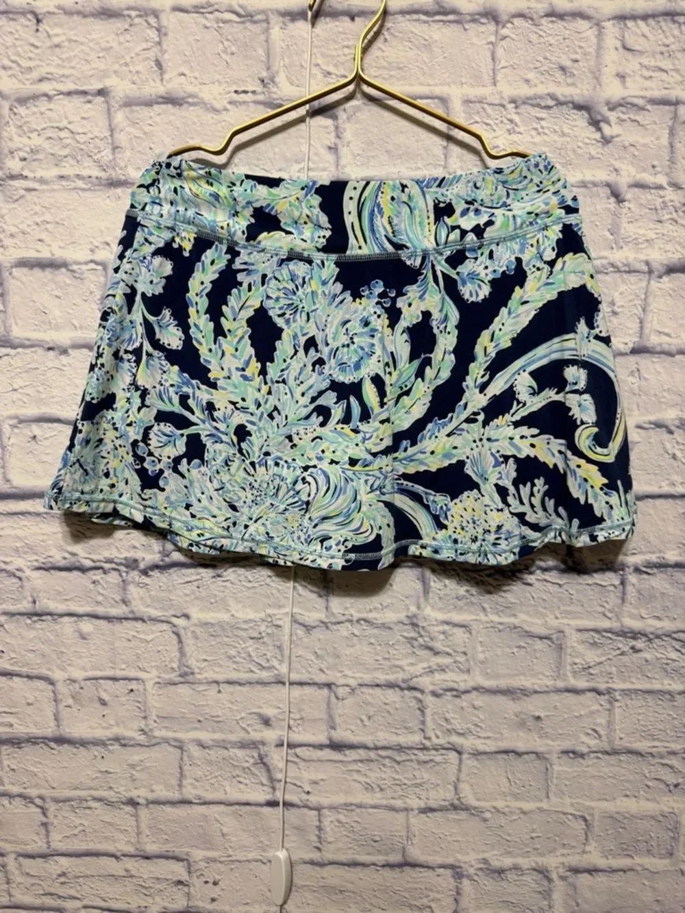 Lilly Pulitzer - High Tide Navy Scuba Doo, Athletic Skirt